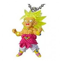 01-85059 Dragon Ball Z UDM Ultimate Deformed Mascot The Best 04 Keychain Figure Mascot - Super Saiyan Broly