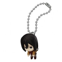 01-86590 Attack on Titan Shingeki no Kyojin Pinched & Linked Mascot, Swing - Mikasa  Ackerman 200y