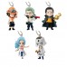 01-87218 One Piece Swing One Piece Kings 02 Mini figure Mascot Keychain 200y - Set of 5