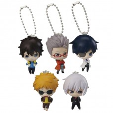 01-89981 Re: Hamatora mascot keychains - Full Set of 5 Figures 300y