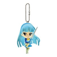 01-90728 Bandai Magic Knight Rayearth Figure Mascot Swing Keychain 300y - Ryuuzaki Umi