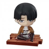 01-94104 Attack on Titan Suwarasetai Sitting Mini Figure Collection - Levi Ackerman