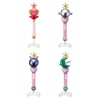 01-95769 Bishoujo Senshi Sailor Moon 20th anniversary Stick and Rod Collection Part 3 500y - Set of 4