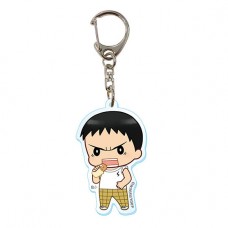 01-97039 Bandai YowaMushi Pedal Grande Road In Summer Capsule Clear Key Chain 300y - Tadokoro Jin