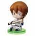 01-97116 Ace of Diamond Baseball Suwarase Team Sitting Mini Figures Capsule Toy 400y - Set of 6