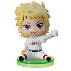 01-97116 Ace of Diamond Baseball Suwarase Team Sitting Mini Figures Capsule Toy 400y - Narumiya Mei