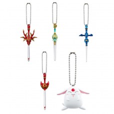 01-97125 Magic Knight Rayearth - Sword of Magic Knight Keychain 300y - Set of 5