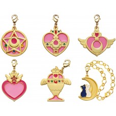 01-97187 Sailor Moon Stained Charm Locket with Clasp 300y - Set of 6