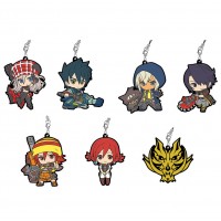 01-97210 God Eater Capsule Rubber Strap / Mascot Ver. 2 300y - Set of 7