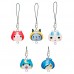 01-03078 Yo-Kai Watch Puni Puni Big Mascot / Strap 300y  - Set of 5