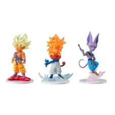 01-03103 Dragon Ball Super Ultimate Grade Gashapon Mini Figure collection UG 02 500y - Set of 3