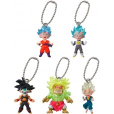 01-10925 Dragon Ball Super Ultimate Deformed Mascot UDM The Best 16 Mini Figure Mascot / Keychain 200y - Set of 5