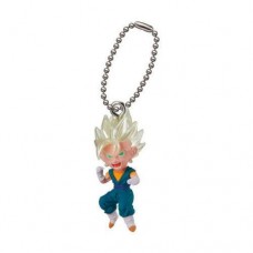 01-10925 Dragon Ball Super Ultimate Deformed Mascot UDM The Best 16 Mini Figure Mascot / Keychain 200y - Super Saiyan Vegito (Vegetto)