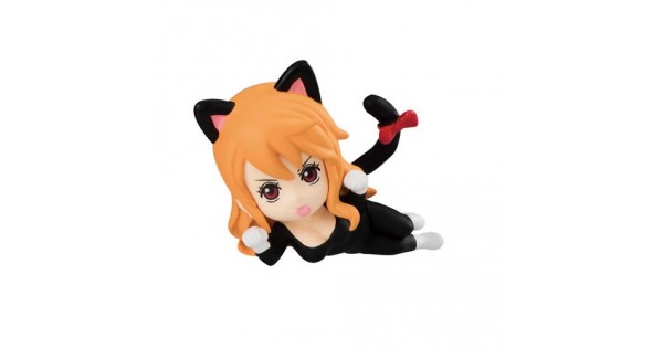 01-10998 TV Animation One Piece Nyan Piece Mini Figure Mascot 300y - Nami