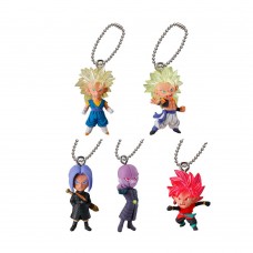 01-17967 Dragon Ball Z UDM Ultimate Deformed Mascot The Best 21 Keychain Figure Mascot 200y - Set of 5