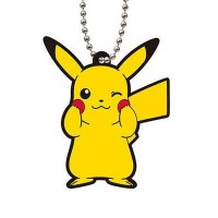 02-23311 Bandai  Pocket Monster Pokemon Capsule rubber Mascot Vol. 6 300y - Pikachu