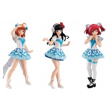 01-32653 Love Live! School Idol Project Sushine!! Gasha Portraits Figures  Water Blue New World Vol. 7 500y - Set of 3