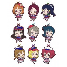 01-36191 Love Live! Sunshine !!  School Idol Movie Over the Rainbow Capsule Rubber Mascot 14 300y - Set of 9