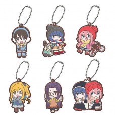 01-37069 Yuru Camp Capsule Rubber Mascot Vol. 2 300y - Set of 6