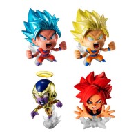 01-37119 DragonBall Super Warrior Capsule Mini Figure Pt 01 300y - Set of 4