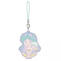 01-39731 Urusei Yatsura Capsule Rubber Mascot Strap Vol. 2 300y - Lum and Ten-Chan