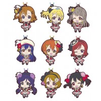 01-53313 Love Live! Sunshine!! Capsule Rubber Mascot 05 300y - Set of 9