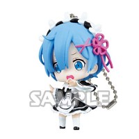 01-35585 Re:Zero Starting Life in a Different World Capsule Collection Rem Figure Mascot 300y - Rem Surprised Ver