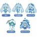 01-95337 Vocaloid Hatsune Miku Snow Miku Nendoroid Plus Capsule Rubber Mascot Pt 01 300y - Set of 5