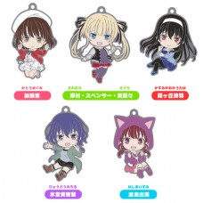 01-96379 Saekano: How to Raise a Boring Girlfriend Nendoroid Plus Capsule Rubber Mascot 300y - Set of 5