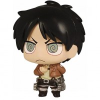 01-81582 Attack on Titan Chimi Chara Mini Figure Mascot Part 3 200y - Eren Yeager