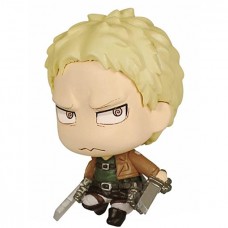 01-81582 Attack on Titan Chimi Chara Mini Figure Mascot Part 3 200y - Reiner Braun