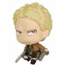 01-81582 Attack on Titan Chimi Chara Mini Figure Mascot Part 3 200y - Set of 5