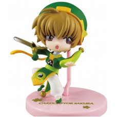 01-81862 Card Captor Sakura Deformed Mini Figure Collection 400y - Syaoran Li Battle ver.