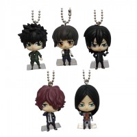 01-82238 Takara TOMY Psycho-Pass The Movie Deformed Figure Series Mini Key Chain Figure Mascot 200y - Set of 5