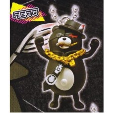 01-82426 Danganronpa Another Episode: Ultra Despair Girls Monokuma Mascot Mini Figure Key Chain  200y - Kurokuma