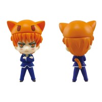 01-83145 Fruits Basket Kigurumi Costumed Mini Figure Mascot Key Chain 300y - Kyo Sohma