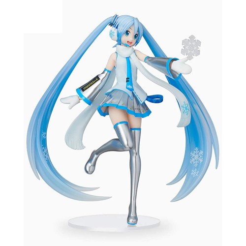 01-47281 Vocaloid Hatsune Miku Super Premium Figure - Snow Miku Sky Town  Version