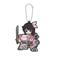 01-41899 New Sakura Wars Capsule Rubber Mascot 300y - Amamiya Sakura