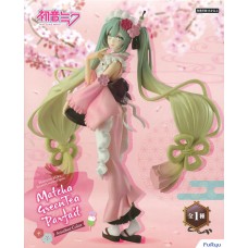 01-26199 Hatsune Miku Exood Creative Figure Sweet Sweets - Matcha Parfait Sakura