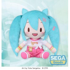 01-52614 SEGA - Fuwapuchi "Hatsune Miku" Series DX Plush "Hatsune Miku" ~Live Cheering~