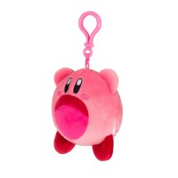 02-12779 TOMY Kirby Mini Clip on Plush - Inhaling Kirby 3.5"