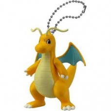 02-77555 Pokemon Best Wishes Winter 2012 Swing Mini Figure Mascot Key Chain - Dragonite (Ver B)