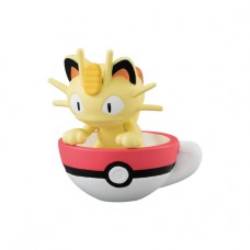 02-11465 Pokemon Sun & Moon Tea Cup Time Mascot Pt 2 300y - Meowth