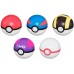 02-12981 Pokemon Soft Foam Squeeze  Pokeball 200y - Set of 5