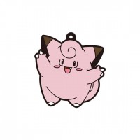 01-18225 Pokemon Sun & Moon Capsule Rubber Mascot  Pt. 4  300y - Clefairy