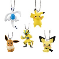 02-27125 Bandai Pokémon the Movie: Everyone's Story Mascot / Swing Keychain  300y - Set of 5