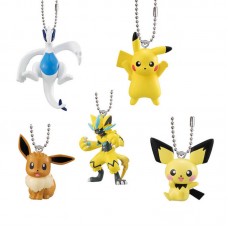 02-27125 Bandai Pokémon the Movie: Everyone's Story Mascot / Swing Keychain  300y - Set of 5