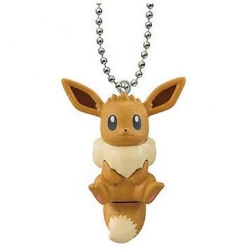 Pokemon - Pokemon Quest Mascot Gashapon Keychain - Eevee