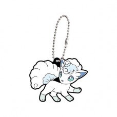 02-34617 Pokemon Sun & Moon Capsule Rubber Mascot Alolan Version 300y - Alolan Vulpix