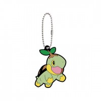 02-41765 Pokemon Sun & Moon Capsule Rubber Mascot Part 10 300y - Turtwig